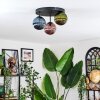 Chehalis Plafoniera, Lampada a sfera 30 cm Blu, Verde, Ramato, 3-Luci