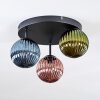 Chehalis Plafoniera, Lampada a sfera 30 cm Blu, Verde, Ramato, 3-Luci