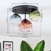 Chehalis Plafoniera, Lampada a sfera 30.5 cm Blu, Verde, Chiaro, Ramato, 3-Luci Chehalis Plafoniera, Lampada a sfera 30.5 cm Blu, Verde, Chiaro, Ramato, 3-Luci