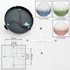 Chehalis Plafoniera, Lampada a sfera 30.5 cm Blu, Verde, Chiaro, Ramato, 3-Luci Chehalis Plafoniera, Lampada a sfera 30.5 cm Blu, Verde, Chiaro, Ramato, 3-Luci