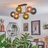 Gastor Plafoniera, Lampada a sfera Blu, Verde, Ramato, 6-Luci