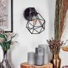 Yaak Applique, Faretto da parete Nero, 1-Luce
