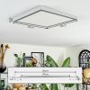 Finsrud Plafoniera, Panel LED Argento, 1-Luce