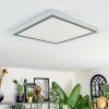Finsrud Plafoniera, Panel LED Argento, 1-Luce