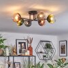 Chehalis Plafoniera, Lampada a sfera 55 cm Blu, Verde, Chiaro, Ramato, 6-Luci