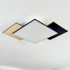 Barullu Plafoniera, Panel LED Aspetto del legno, Nero, Bianco, 1-Luce