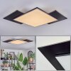 Barullu Plafoniera, Panel LED Nero, Bianco, 1-Luce