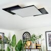 Barullu Plafoniera, Panel LED Nero, Bianco, 1-Luce