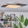 Barullu Plafoniera, Panel LED Nero, Bianco, 1-Luce