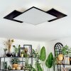 Barullu Plafoniera, Panel LED Nero, Bianco, 1-Luce
