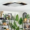 Barullu Plafoniera, Panel LED Nero, Bianco, 1-Luce