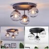 Chehalis Plafoniera, Lampada a sfera 30.5 cm Chiaro, Grigio fumo, 3-Luci