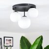 Chehalis Plafoniera, Lampada a sfera 30 cm Bianco, 3-Luci