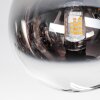 Chehalis Plafoniera, Lampada a sfera 30.5 cm Cromo, Chiaro, Grigio fumo, 3-Luci