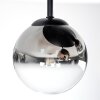 Chehalis Plafoniera, Lampada a sfera 30.5 cm Cromo, Chiaro, Grigio fumo, 3-Luci