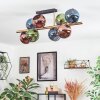 Koyoto Plafoniera, Lampada a sfera Oro, Nero, 8-Luci