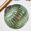 Koyoto Plafoniera, Lampada a sfera Oro, Nero, 8-Luci
