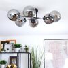 Gastor Plafoniera, Lampada a sfera Grigio fumo, 6-Luci