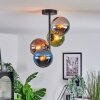 Gastor Plafoniera, Lampada a sfera 32 cm Blu, Cromo, Verde, Ramato, Grigio fumo, 4-Luci