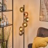 Gastor Lampada a sfera, Lampada da terra 34 cm Blu, Cromo, Verde, Chiaro, Ramato, Grigio fumo, 6-Luci