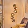 Gastor Lampada a sfera, Lampada da terra 34 cm Blu, Cromo, Verde, Chiaro, Ramato, Grigio fumo, 6-Luci