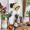Chellas Applique, Faretto da parete Nero, 1-Luce