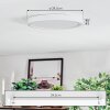 Finsrud Plafoniera, Panel LED Bianco, 1-Luce