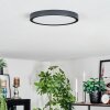 Finsrud Plafoniera, Panel LED Nero, 1-Luce
