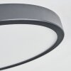 Finsrud Plafoniera, Panel LED Nero, 1-Luce