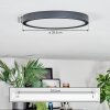 Finsrud Plafoniera, Panel LED Nero, 1-Luce