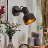 Tylar Applique, Faretto da parete Nero, 1-Luce