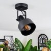 Tylar Plafoniera, Faretto da soffitto Nero, 1-Luce
