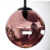 Chehalis Plafoniera, Lampada a sfera 32 cm Blu, Verde, Ramato, 3-Luci