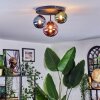 Chehalis Plafoniera, Lampada a sfera 32 cm Blu, Verde, Ramato, 3-Luci