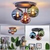 Chehalis Plafoniera, Lampada a sfera 34 cm Blu, Verde, Ramato, 3-Luci
