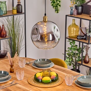 Ripoll Lampadario a sospensione, Lampada a sfera, Lampada a sospensione Oro, 1-Luce