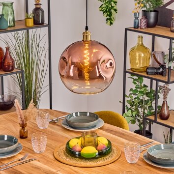 Ripoll Lampadario a sospensione, Lampada a sfera, Lampada a sospensione Oro, 1-Luce