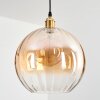 Koyoto Lampadario a sospensione, Lampada a sfera, Lampada a sospensione Oro, 1-Luce