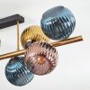 Koyoto Plafoniera, Lampada a sfera Oro, Nero, 8-Luci