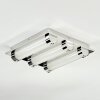 Zamar Plafoniera LED Cromo, 3-Luci