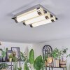 Zamar Plafoniera LED Cromo, 3-Luci
