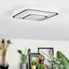 Borin Plafoniera LED Grigio, Bianco, 1-Luce