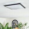 Castasegna Plafoniera, Panel LED Nero, Bianco, 1-Luce