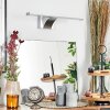 Zaire Lampada da specchio, Applique LED Cromo, Argento, 1-Luce, Sensori di movimento