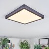 Finsrud Plafoniera, Panel LED Nero, 1-Luce