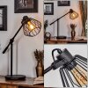 Albreda Lampada da tavolo LED Nero, 1-Luce