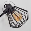 Albreda Lampada da tavolo LED Nero, 1-Luce