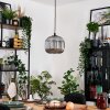 Trion Lampadario a sospensione, Lampada a sospensione Nero, 1-Luce