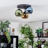 Koyoto Plafoniera, Lampada a sfera 30 cm Blu, Oro, Verde, 3-Luci