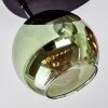 Koyoto Plafoniera, Lampada a sfera 30 cm Blu, Oro, Verde, 3-Luci
